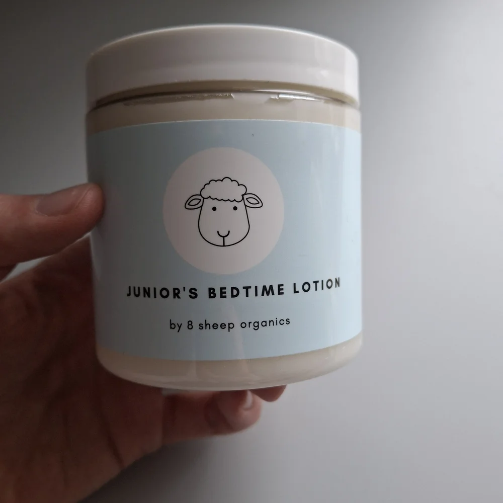 8 Sheep Organics Junior's Bedtime Magnesium Lotion For Good Sleep. Toddler - Picture 1 of 6